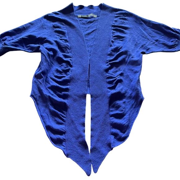 Athleta Size S Purple Cropped Cardigan Sweater Tie Front - Picture 4 of 9